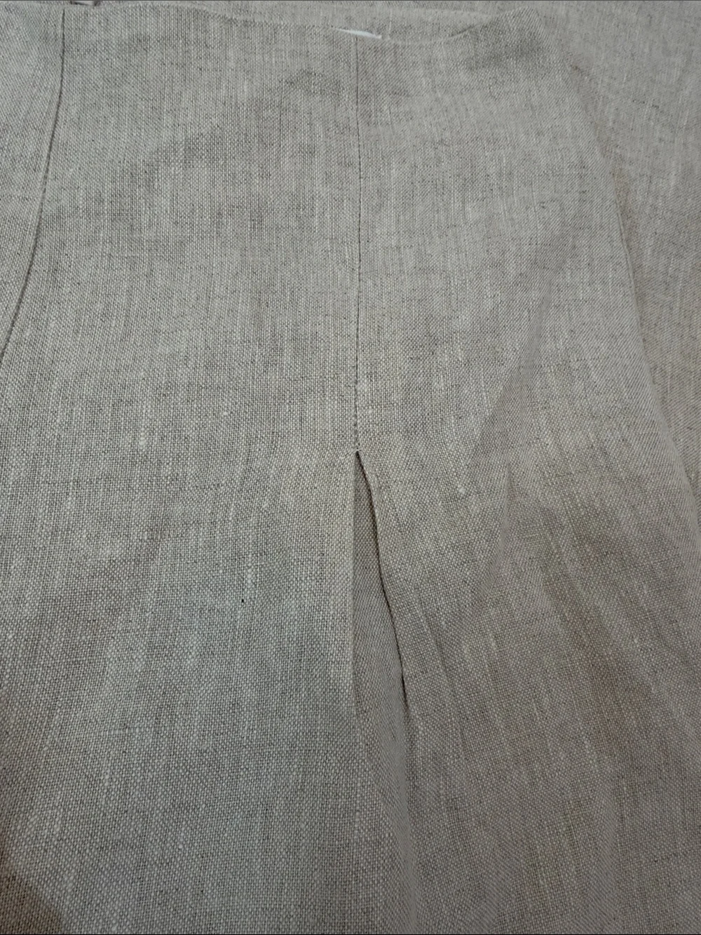 Reformation Wide Leg High Rise 100% Linen Pants Size 2P Tan Natural Color